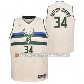 Muški NBA Dres Milwaukee Bucks Giannis Antetokounmpo 34 Nike City Edition Swingman
